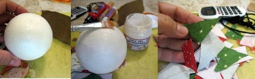 BOLAS DE NATAL ISOPOR