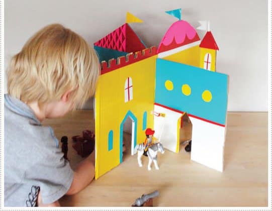 castelo de papelao