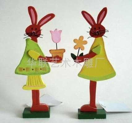 Coelhos de MDF