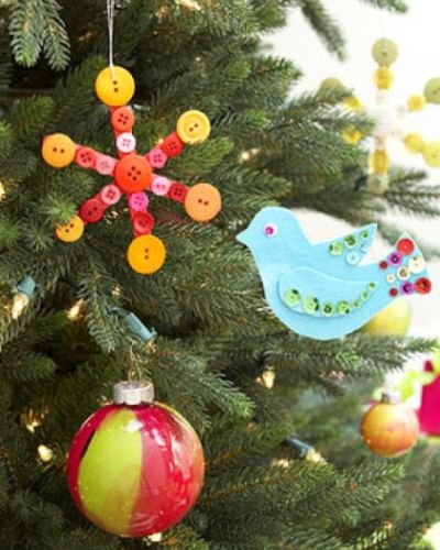 Sua árvore ficará muito mais interessante com este enfeite de Natal com palito (Foto: Divulgação)