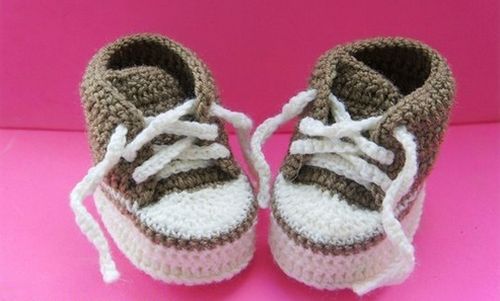 tenis para bebe em croche