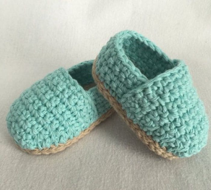 grafico de tenis de croche para bebe