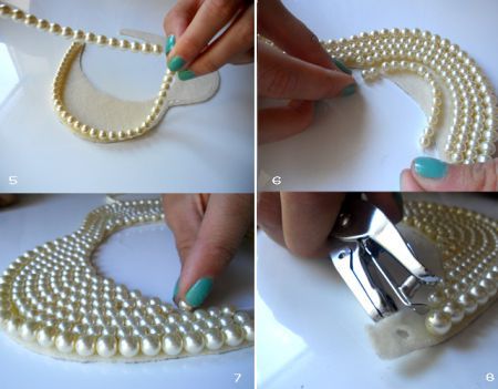 sapatinho com perola passo a passo