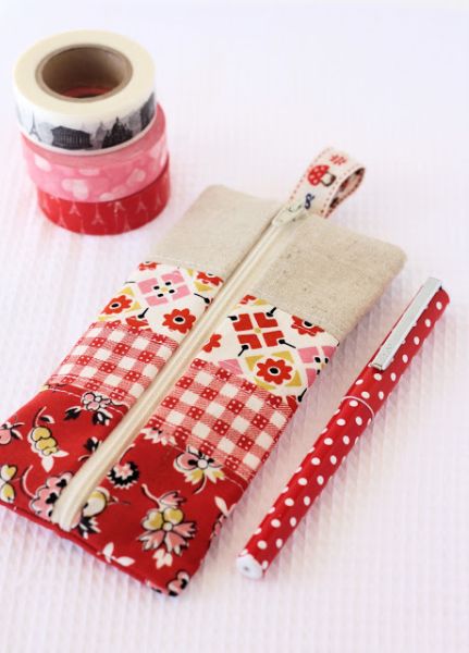 Estojo de retalhos é lindo e sustentável (Foto: aspoonfulofsugardesigns.com)