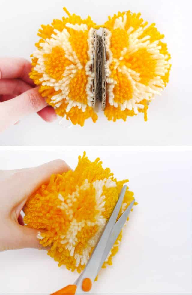 Passo a Passo de Como Fazer Frutinhas de Pompom
