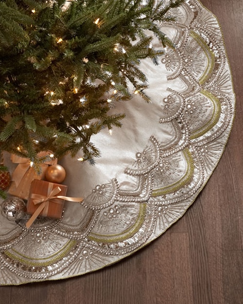 20 ideias de tapetes para árvore de natal victorian christmas trees decorated