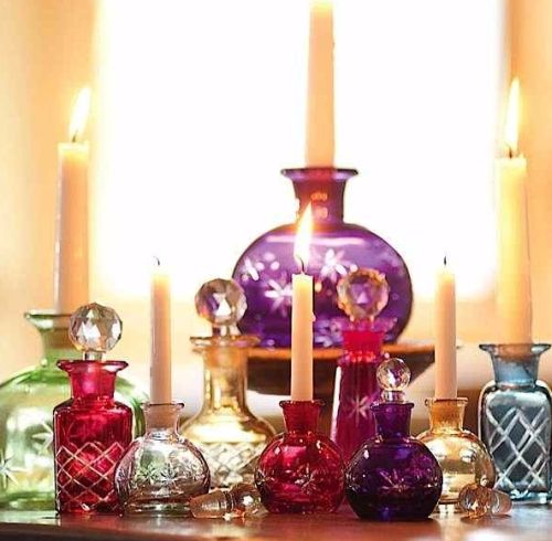 Dicas de Artesanato com Vidros de Perfume Dicas de Artesanato com Vidros de Perfume