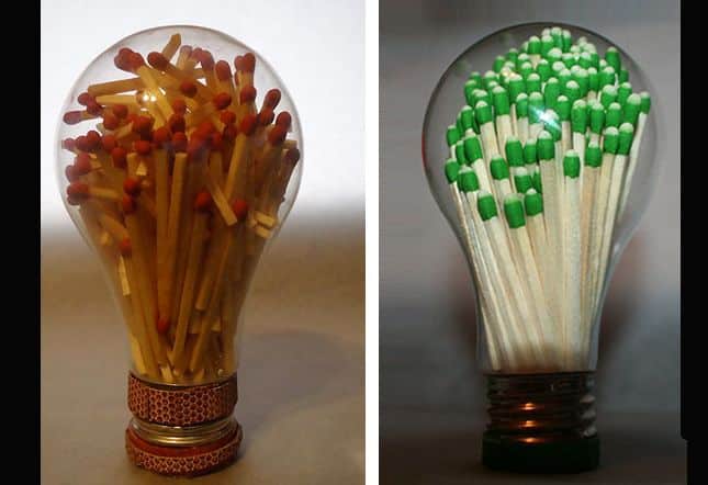 Dicas de Artesanato com Lâmpadas Queimadas Dicas de Artesanato com Lâmpadas Queimadas