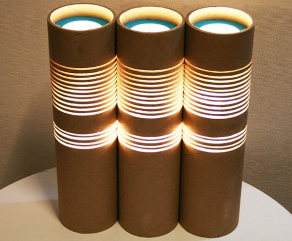Dicas de Artesanato com Tubos de Papelão Dicas de Artesanato com Tubos de Papelão