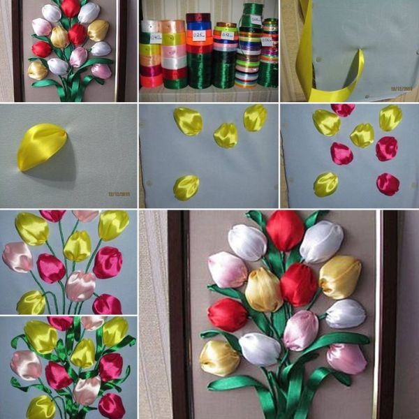 Dicas de Artesanato com Fita de Cetim Dicas de Artesanato com Fita de Cetim