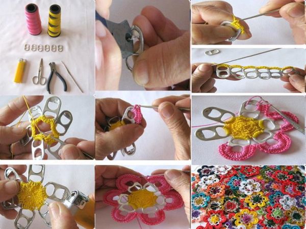 Dicas de Como Fazer Artesanato com Anéis de Latinha Dicas de Como Fazer Artesanato com Anéis de Latinha