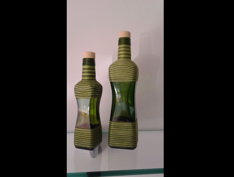 Dicas de Artesanato com Garrafa de Azeite Dicas de Artesanato com Garrafa de Azeite