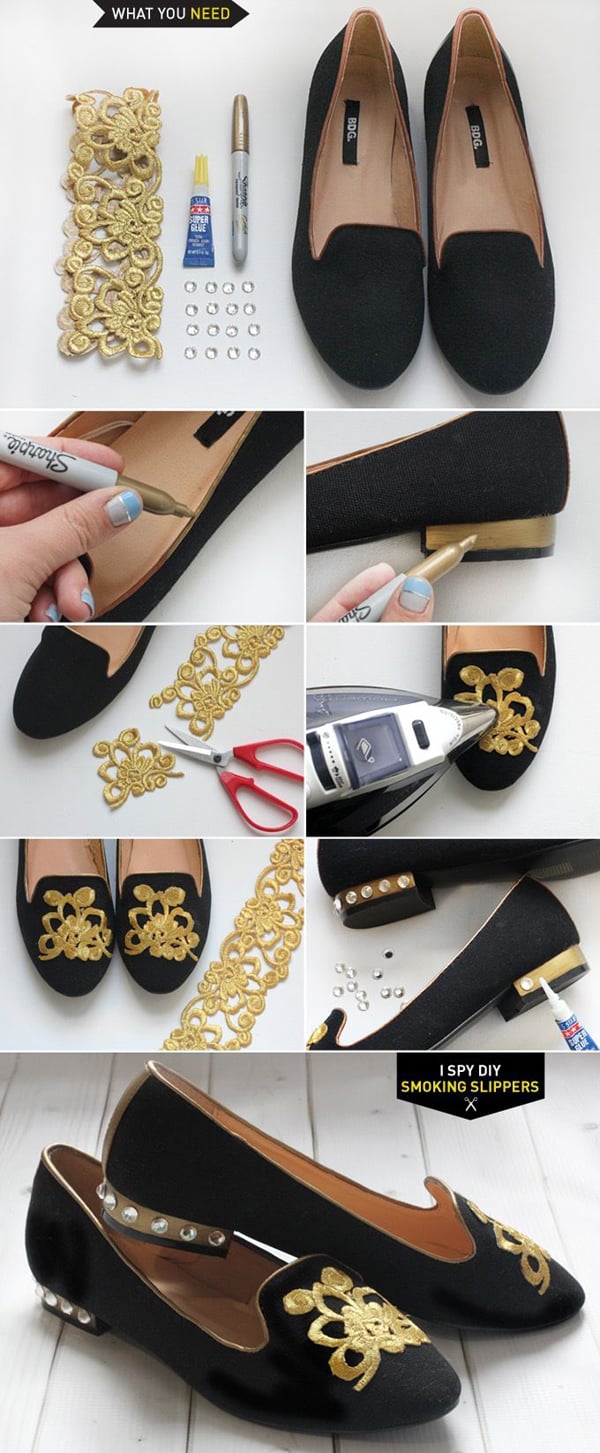 customizar sandalias com esmalte