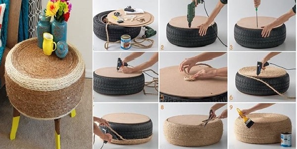 mesa com pneu passo a passo mesa com pneu passo a passo