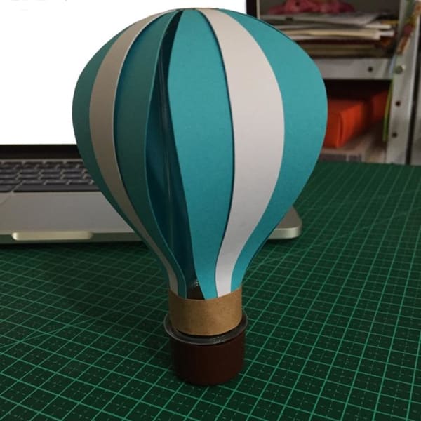 balao com papel simples balao com papel simples