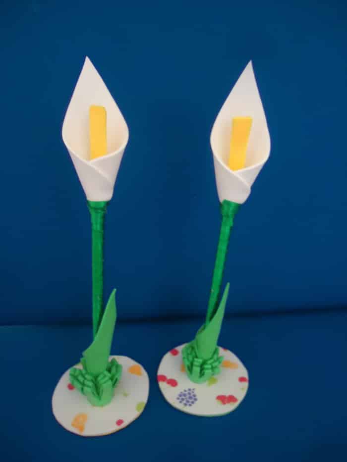 caneta com flor de eva caneta com flor de eva