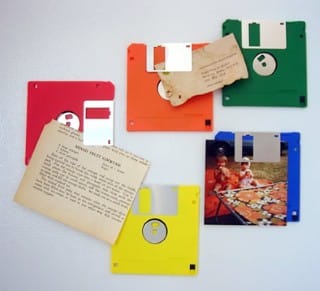 SUGESTÃO DE ARTESANATO COM DISQUETE
