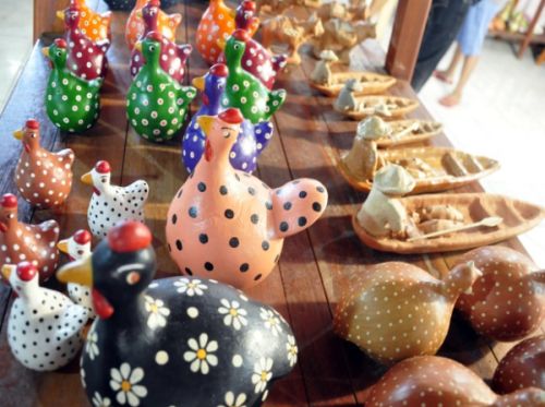 O artesanato do folclore brasileiro expressa nossa cultura, costumes, lendas e brincadeiras, além de também poder ser funcional (Foto: Divulgação)