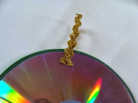 Como Fazer Artesanato de Natal com DVD Adhesivo De Bicicletas ~ Como Fazer Artesanato de Natal com DVD