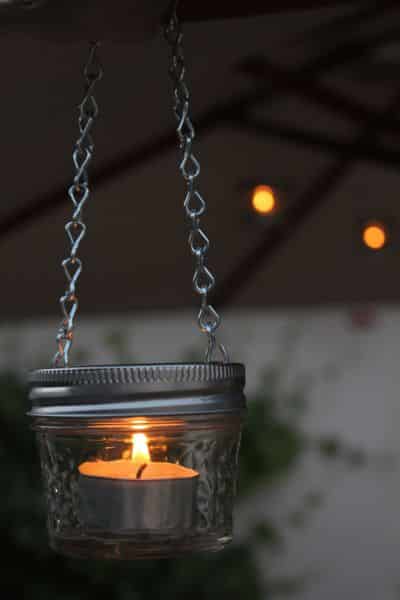 Este sustentável pendente para velas não deixa nada a desejar no quesito beleza (Foto: jennifersmentionables.com)
