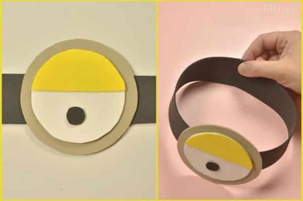 Enfeite dos Minions em EVA para festa infantil é fofo e fácil de fazer (Foto: lasmanualidades.imujer.com)