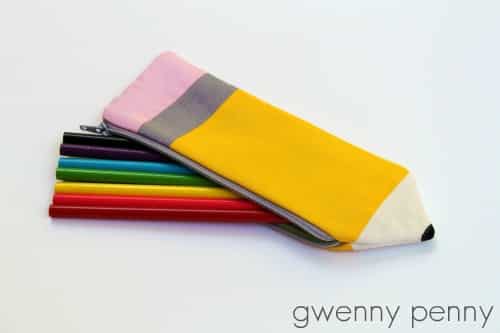 Bolsa lápis em tecido é linda e divertida (Foto: gwennypenny.com)