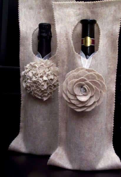 Faça esta ideia barata de embalagem de presente para vinhos para os seus entres queridos (Foto: bellartatelier.blogspot.com.br)