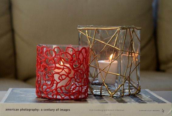 Comece já a decorar suporte para velas (Foto: curbly.com)