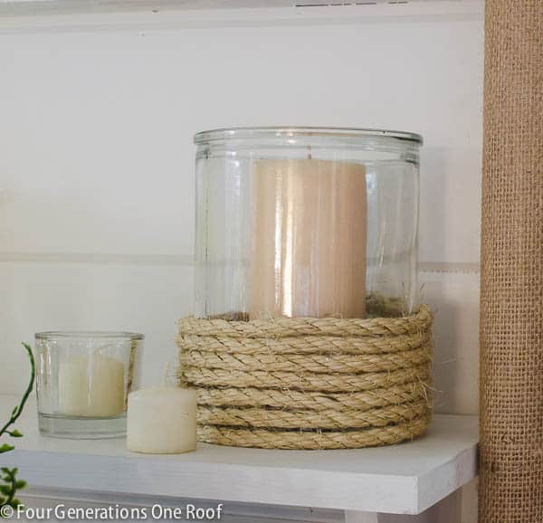 Porta-velas fáceis de fazer pode ter vários tamanhos (Foto: fourgenerationsoneroof.com)