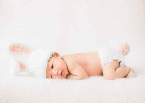 Invista já nesta fofa fantasia infantil de coelhinho para bebê (Foto: allaboutami.com)