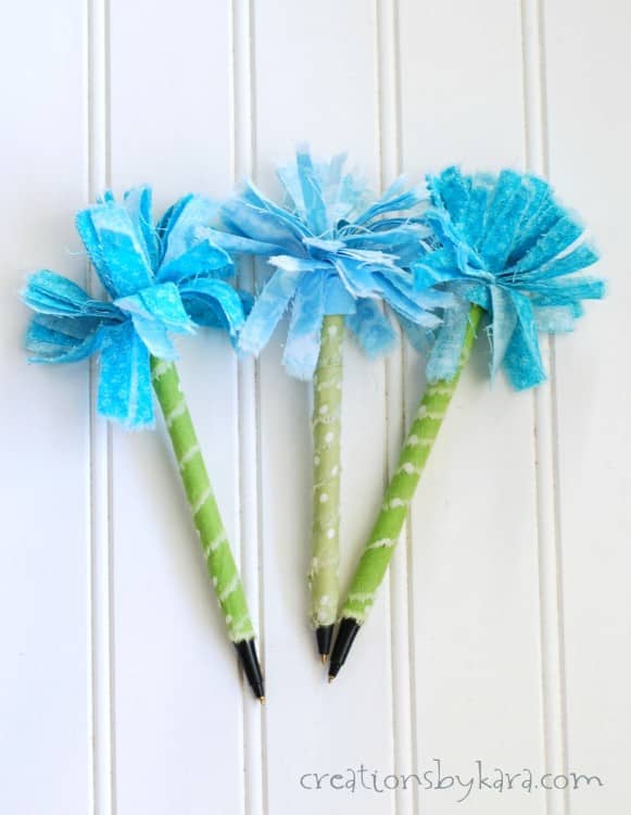 Como Fazer Decoração em Caneta com Tecido Decoração em caneta com tecido deixa a peça mais bonita e protegida (Foto: creationsbykara.com)