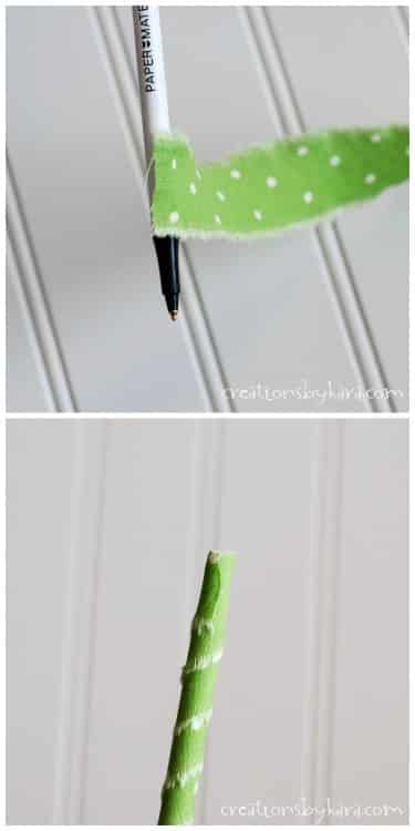 Como Fazer Decoração em Caneta com Tecido (Foto: creationsbykara.com)