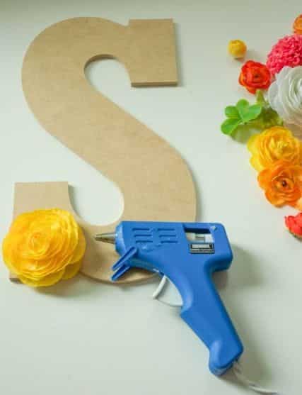 Letras Decoradas com Flores Letras Decoradas com Flores