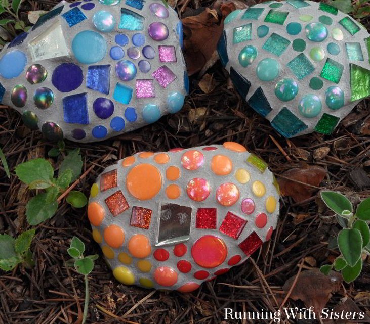 Como Fazer Pedras Decoradas para Jardim