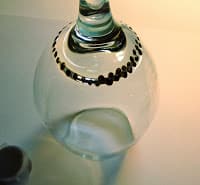 Decoração em Taça de Vidro Decoração em Taça de Vidro