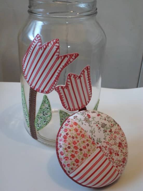 Artesanato com Potes de Vidro Usados Artesanato com Potes de Vidro Usados