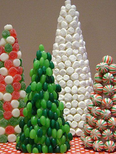 Dicas de Árvore de Natal com Balas Dicas de Árvore de Natal com Balas