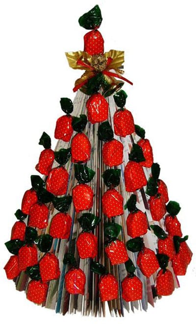 Dicas de Árvore de Natal com Balas Dicas de Árvore de Natal com Balas