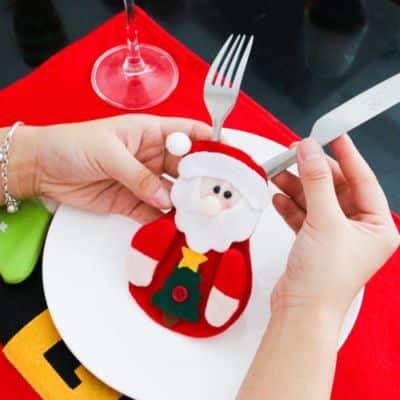 Dicas de Porta-Talher para o Natal Dicas de Porta-Talher para o Natal