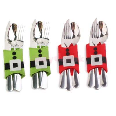 Dicas de Porta-Talher para o Natal Dicas de Porta-Talher para o Natal