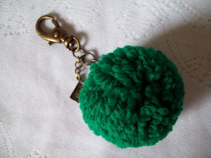 Chaveiro de Pompom Chaveiro de Pompom