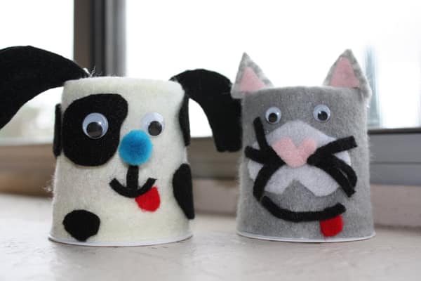 Dicas de Artesanato com Pote de Iogurte Dicas de Artesanato com Pote de Iogurte