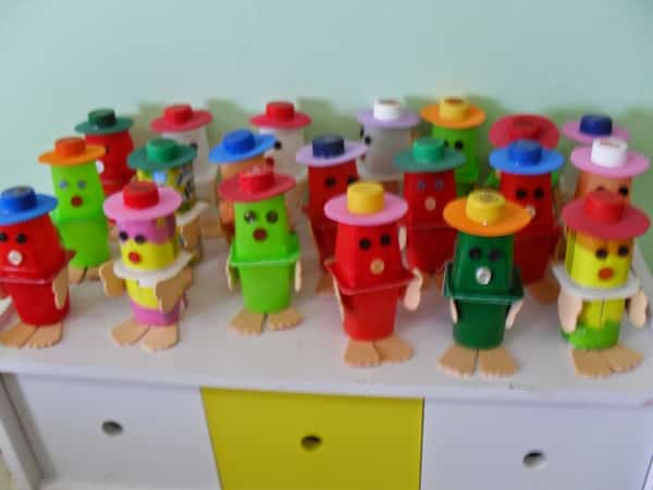 Dicas de Artesanato com Pote de Iogurte Dicas de Artesanato com Pote de Iogurte