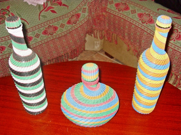 Como Fazer Artesanato com Fio de Telefone Adesivo De Recorte Curitiba ~ Como Fazer Artesanato com Fio de Telefone