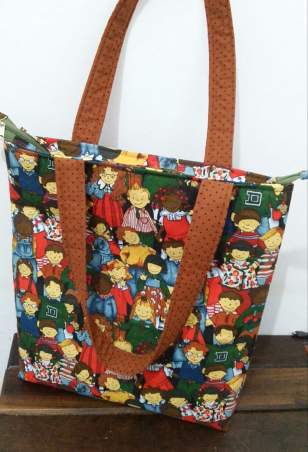 bolsa com tecido com alça bolsa com tecido com alça