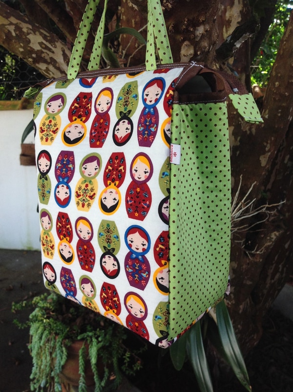 bolsa com tecido bonecas bolsa com tecido bonecas
