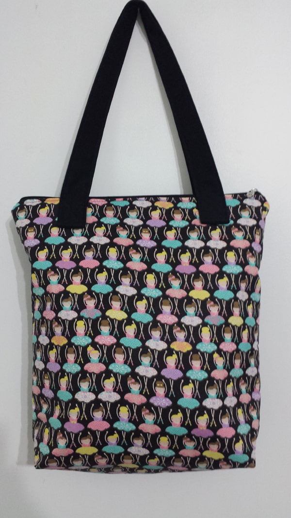 bolsa com tecido colorido bolsa com tecido colorido