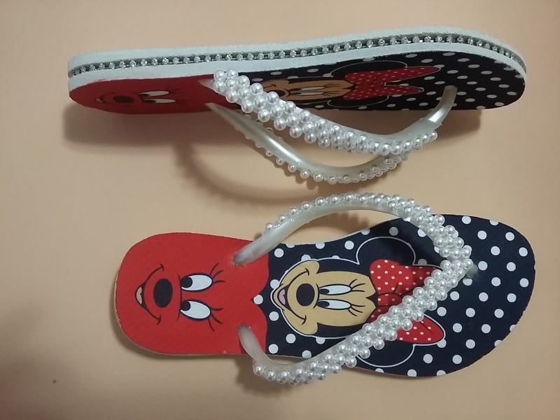 chinelo bordado infantil chinelo bordado infantil