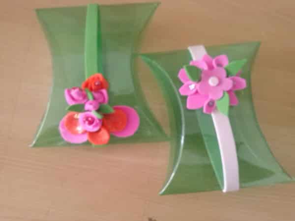 lembrancinha de pet para Natal caixa com flor lembrancinha de pet para Natal caixa com flor