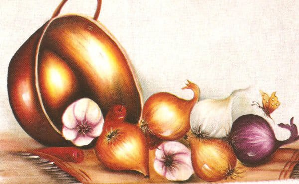 pintura em tecido cebolas pintura em tecido cebolas